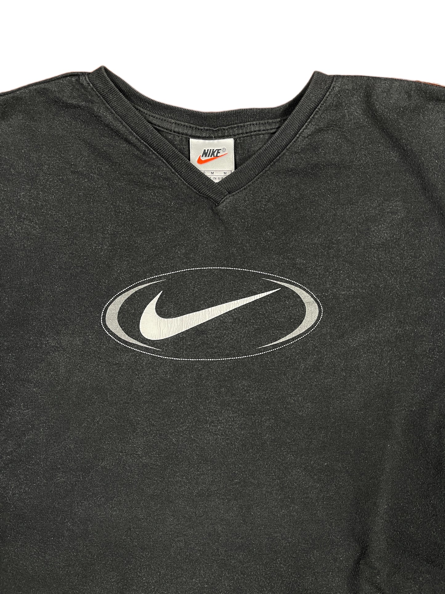 Vintage 1990s Nike Short Sleeve Top Black M