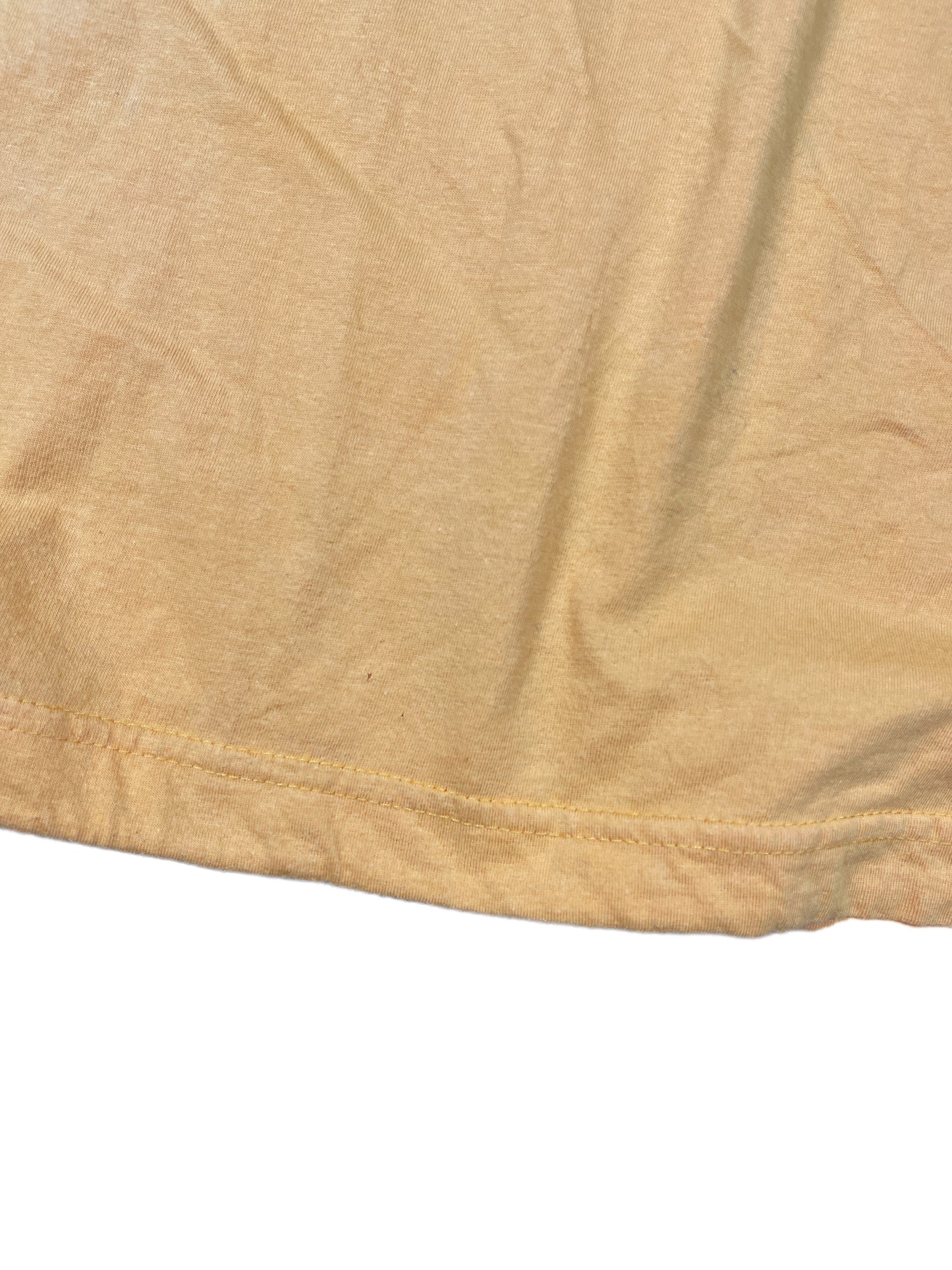 Y2k Cool Cat Tank Top Orange Yellow - XL