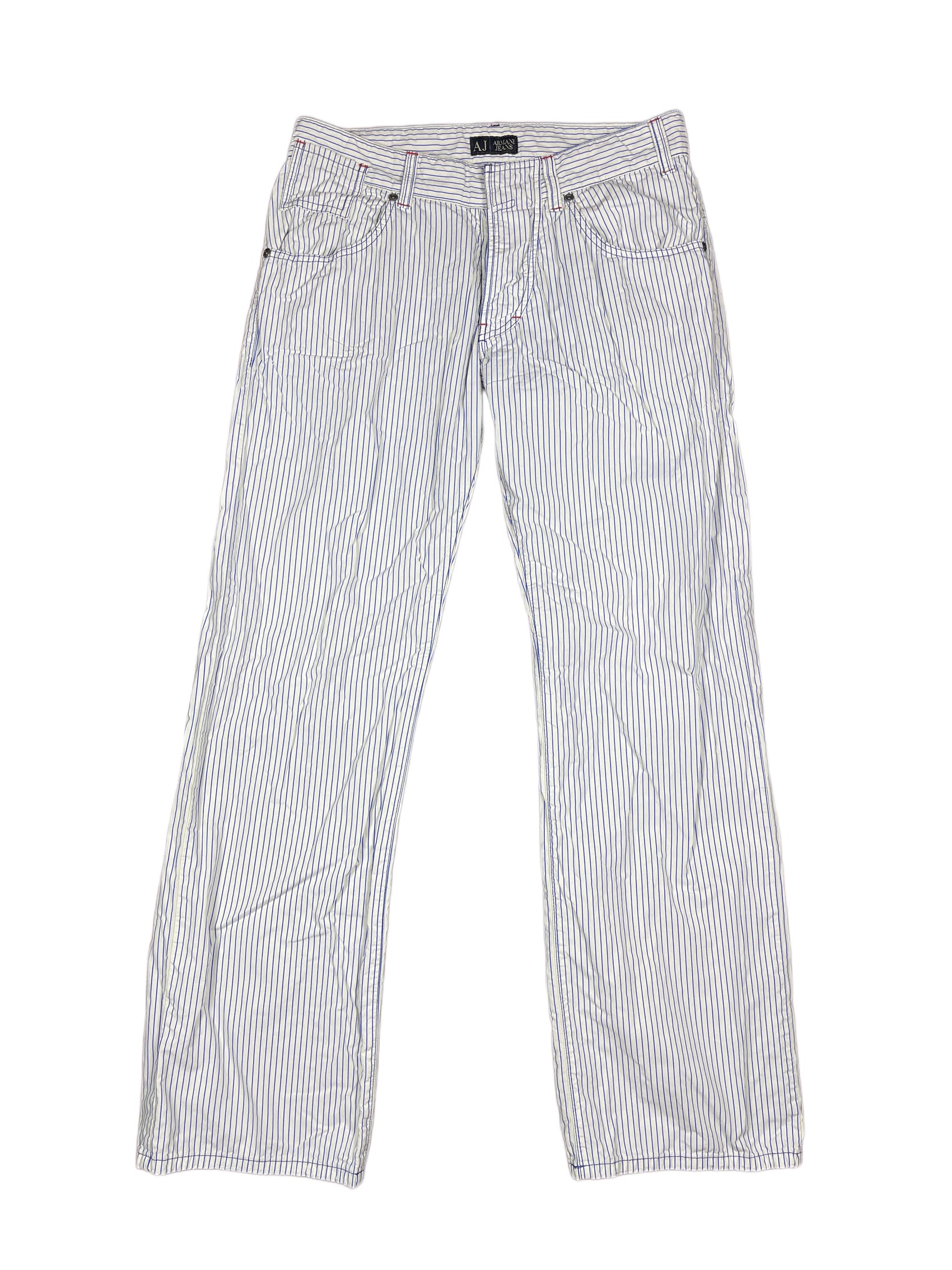 Vintage Armani Jeans Pants White - XS