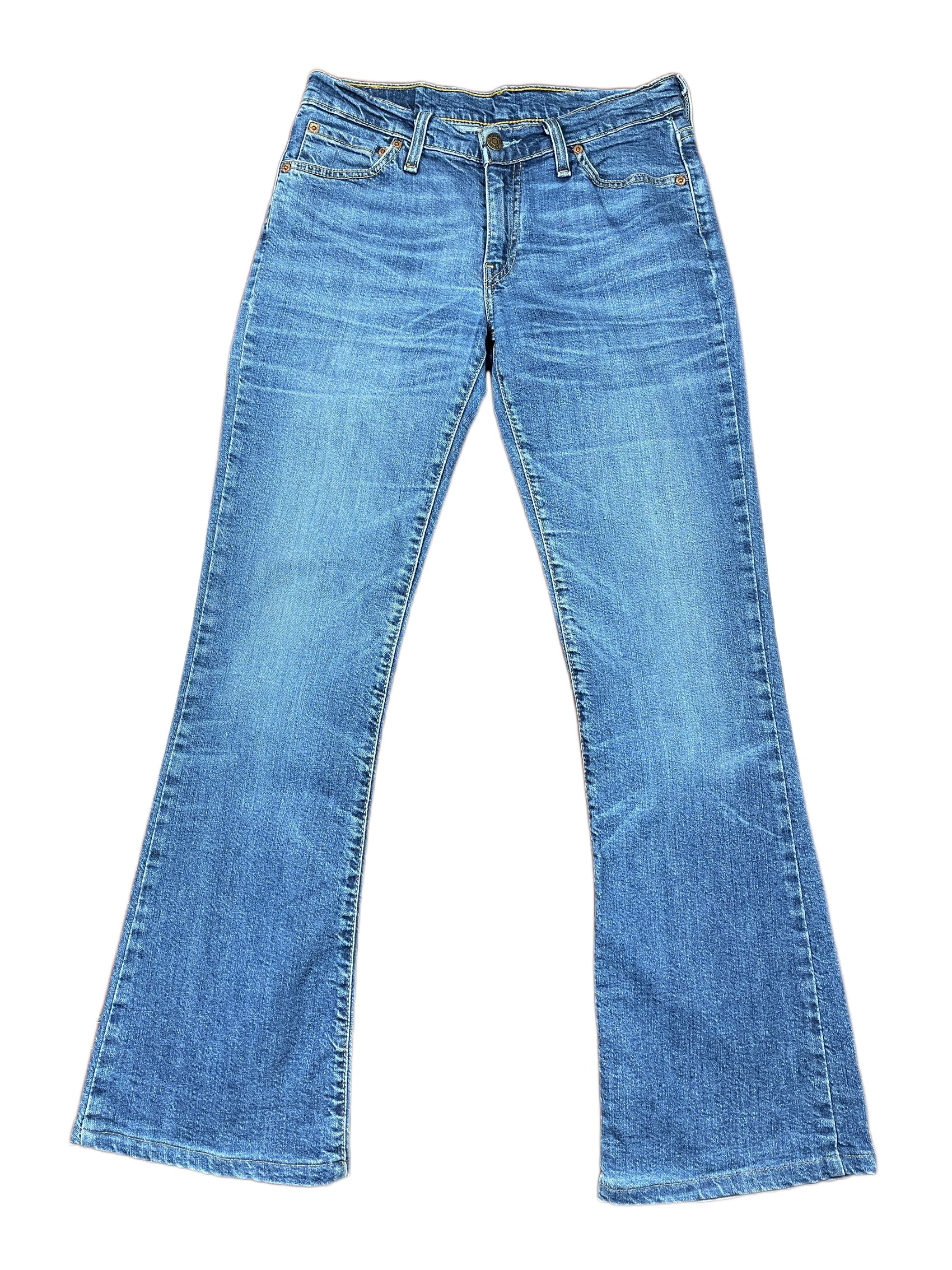 Vintage Levi's Low Waist Flared 529 Denim Pants Blue - L