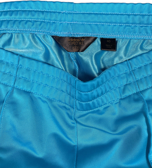 Adidas Blue Track Pants Blue Polyester L