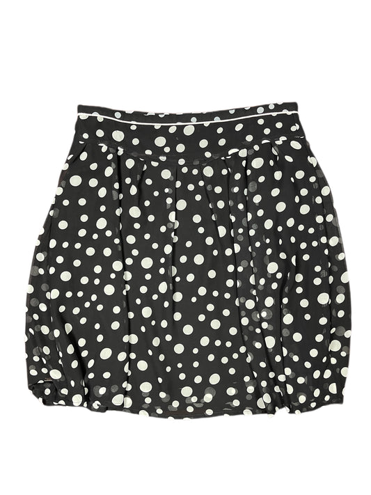 Mismash Skirt Dots Black White - L