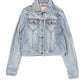 Y2k Flashetting Denim Jacket Blue - M