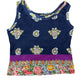 Y2k Natura Sleeveless Top Navy - S