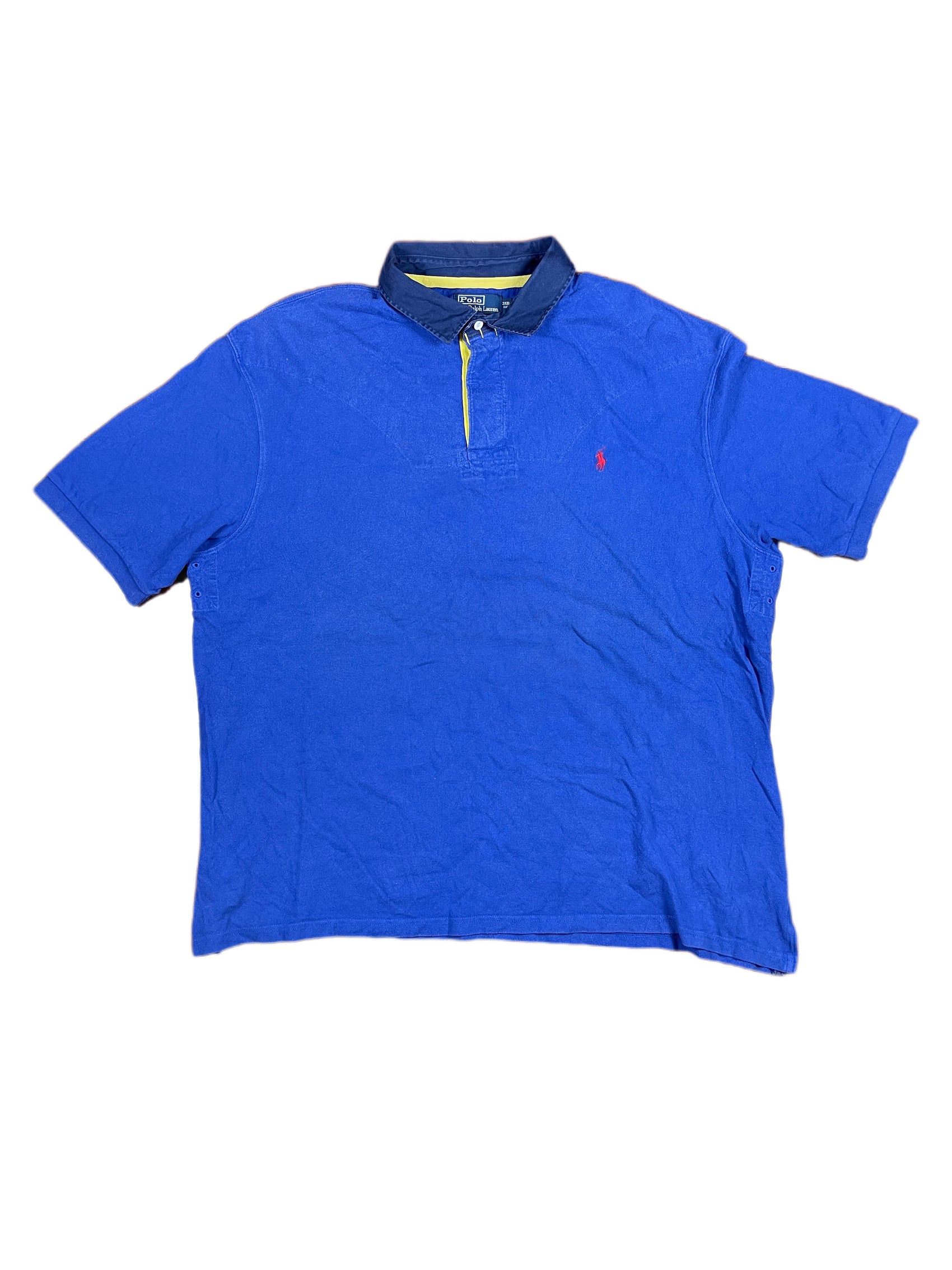Vintage Polo Ralph Lauren Polo Shirt Blue - XXXL