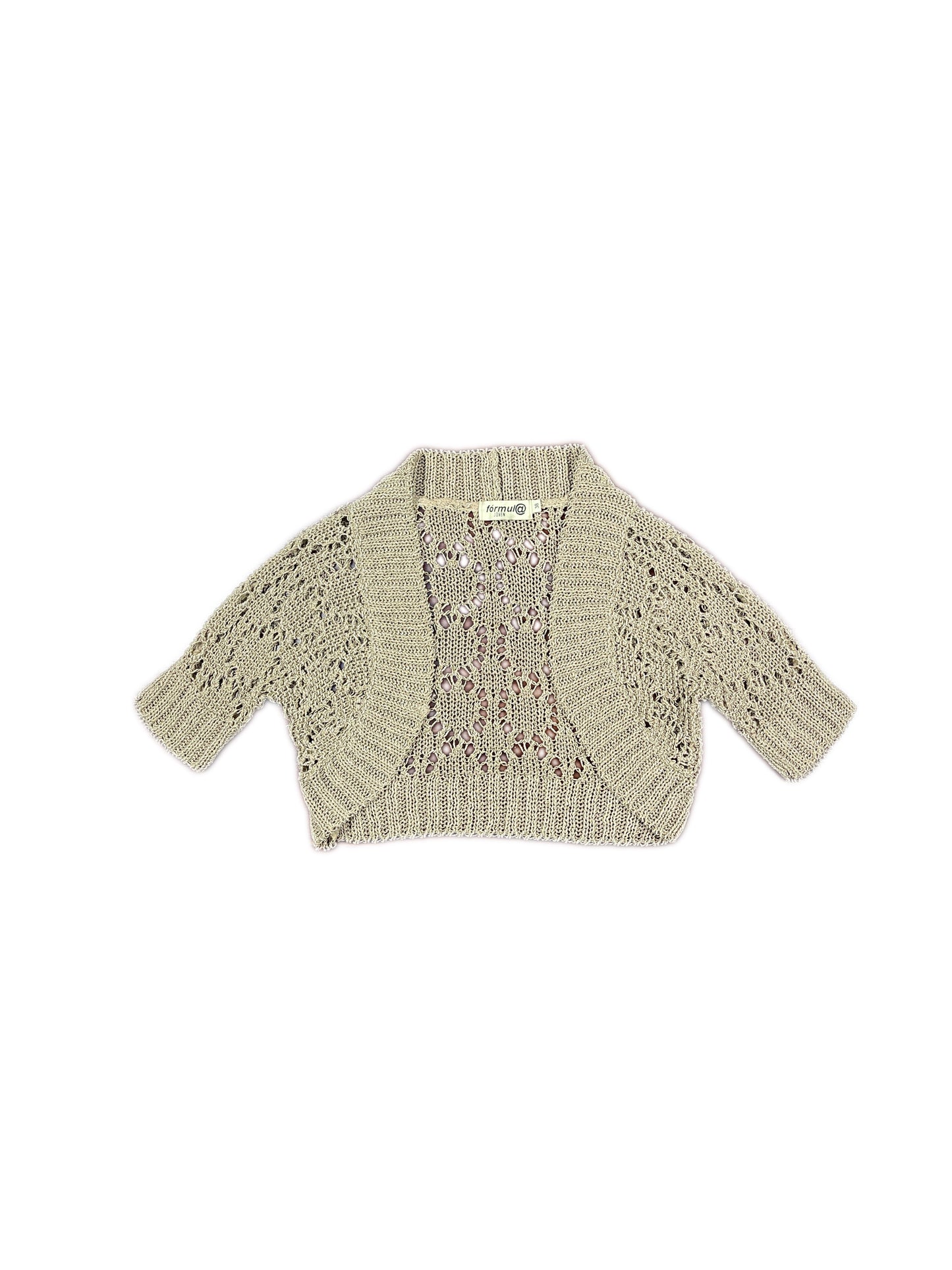 Y2k Formula Joven Short Sleeve Top Beige - M