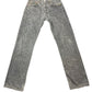Vintage Levi's 501 Denim Pants Gray - XS/S