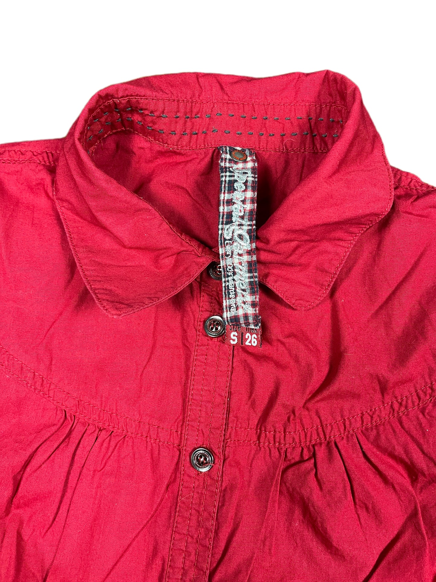 Y2k Bershka Sleeveless Top Red - S