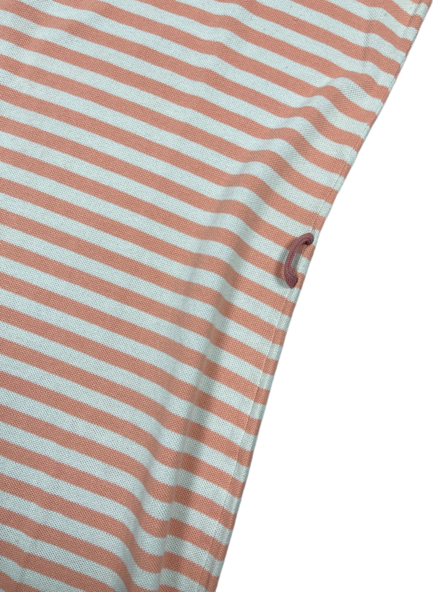 Lacoste Short Sleeve Dress Salmon White - XL