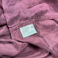 Vintage Silk Short Sleeve Shirt Burgundy L