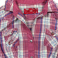 Y2K Esprit Long Sleeve Shirt Pink Cotton M