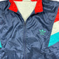 Vintage Adidas Track Jacket Blue Nylon XXL