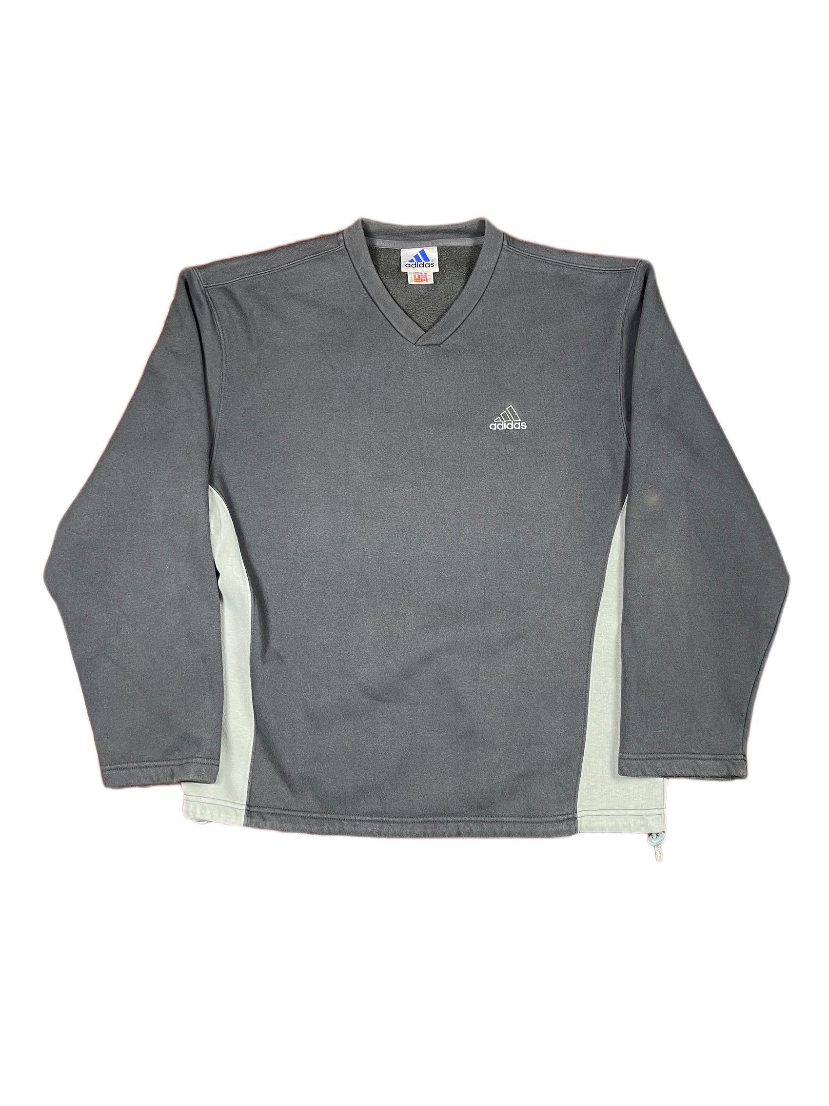 Vintage Adidas 2001 Sweatshirt Gray - M