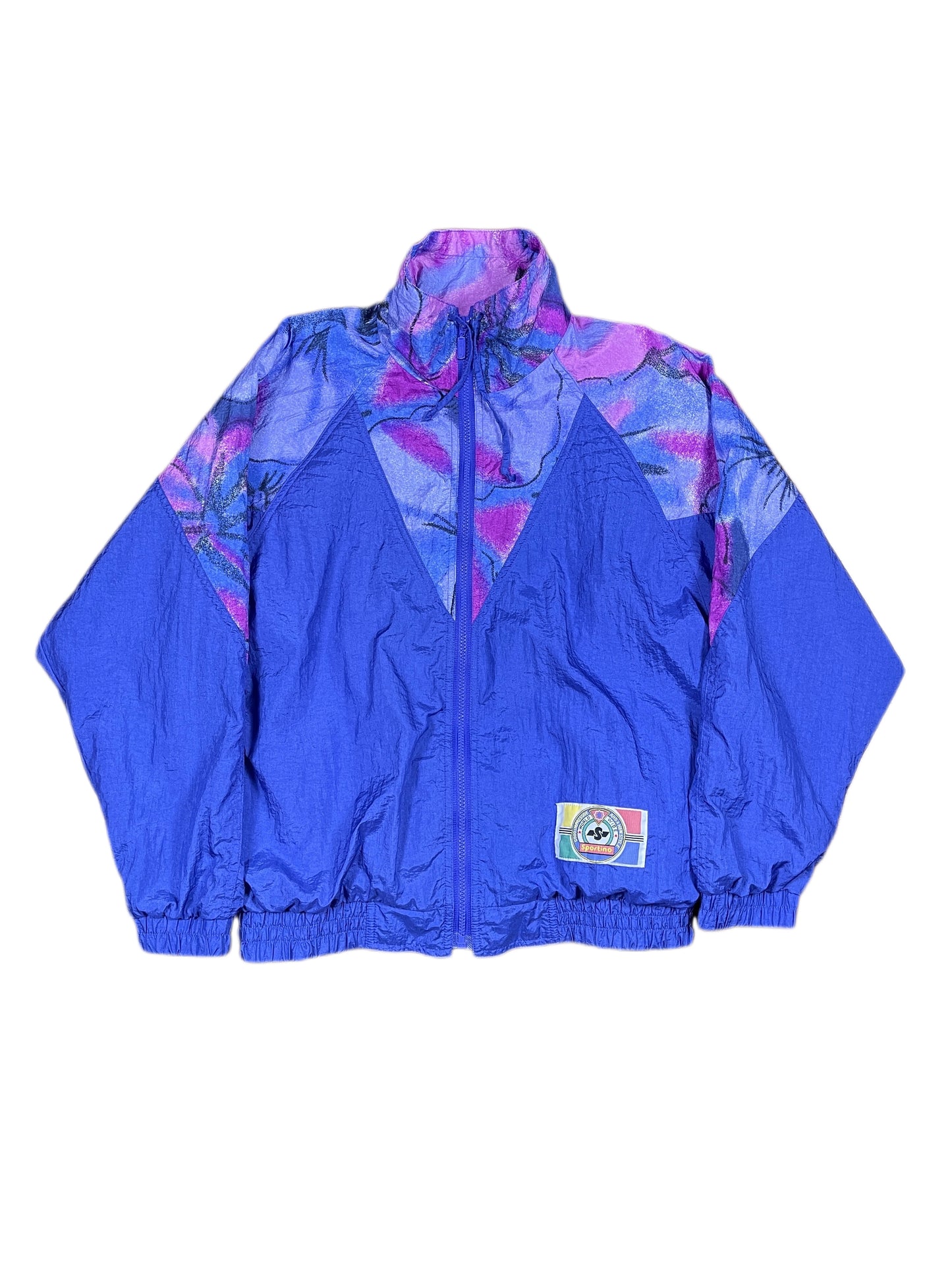 Vintage Sportino Sport Jacket Blue Purple - M
