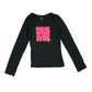 Y2k Jennyfer Long Sleeve Top Black - S
