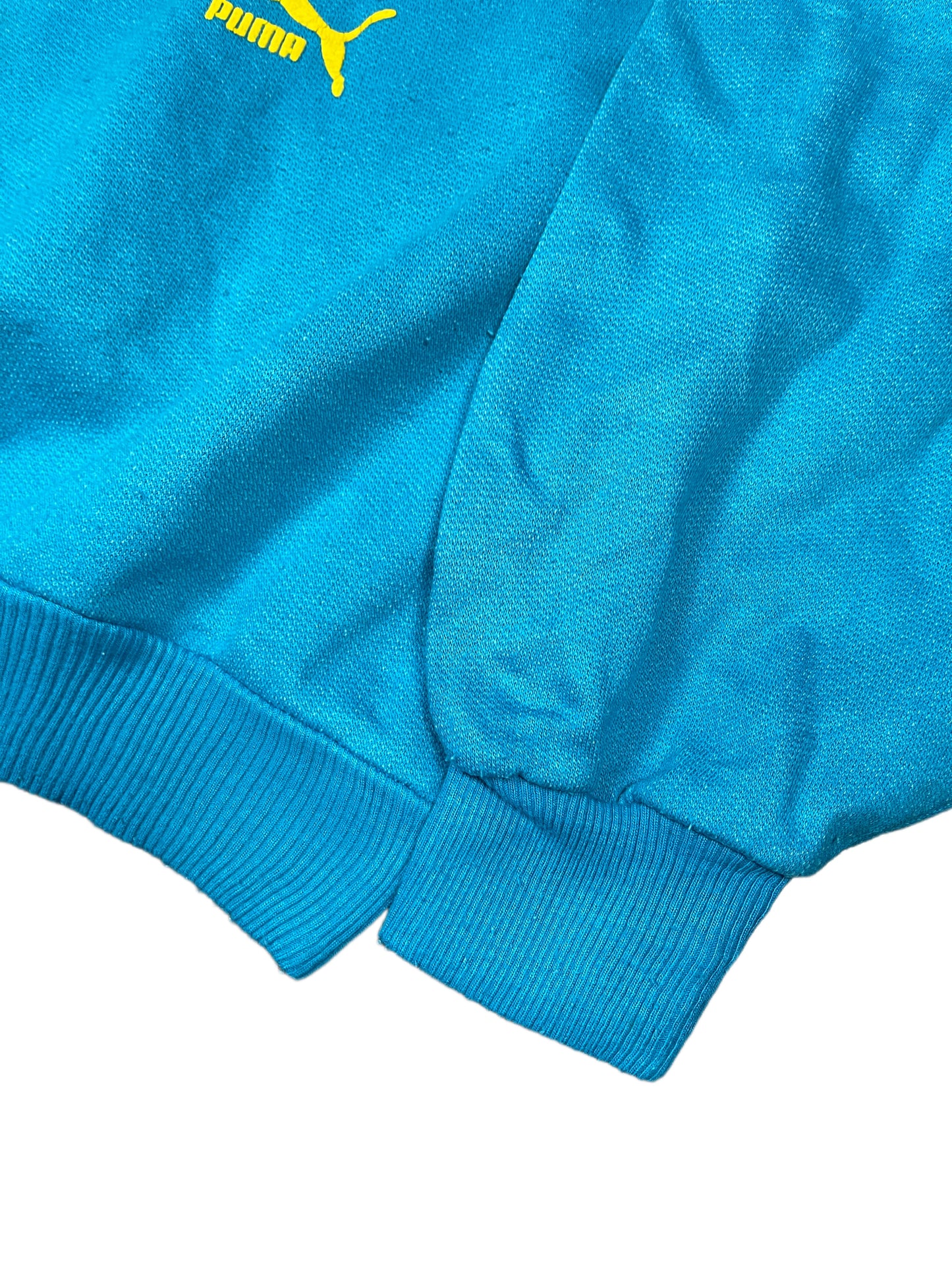 Vintage Puma Jogging Line 1980s Sweatshirt Blue - XL