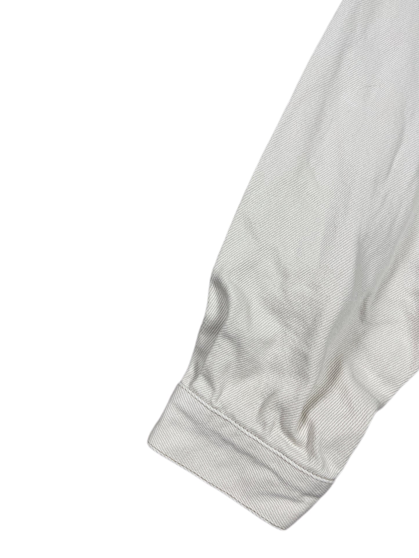 Vintage Chevignon Girl Cropped Denim Jacket White Creme - XL