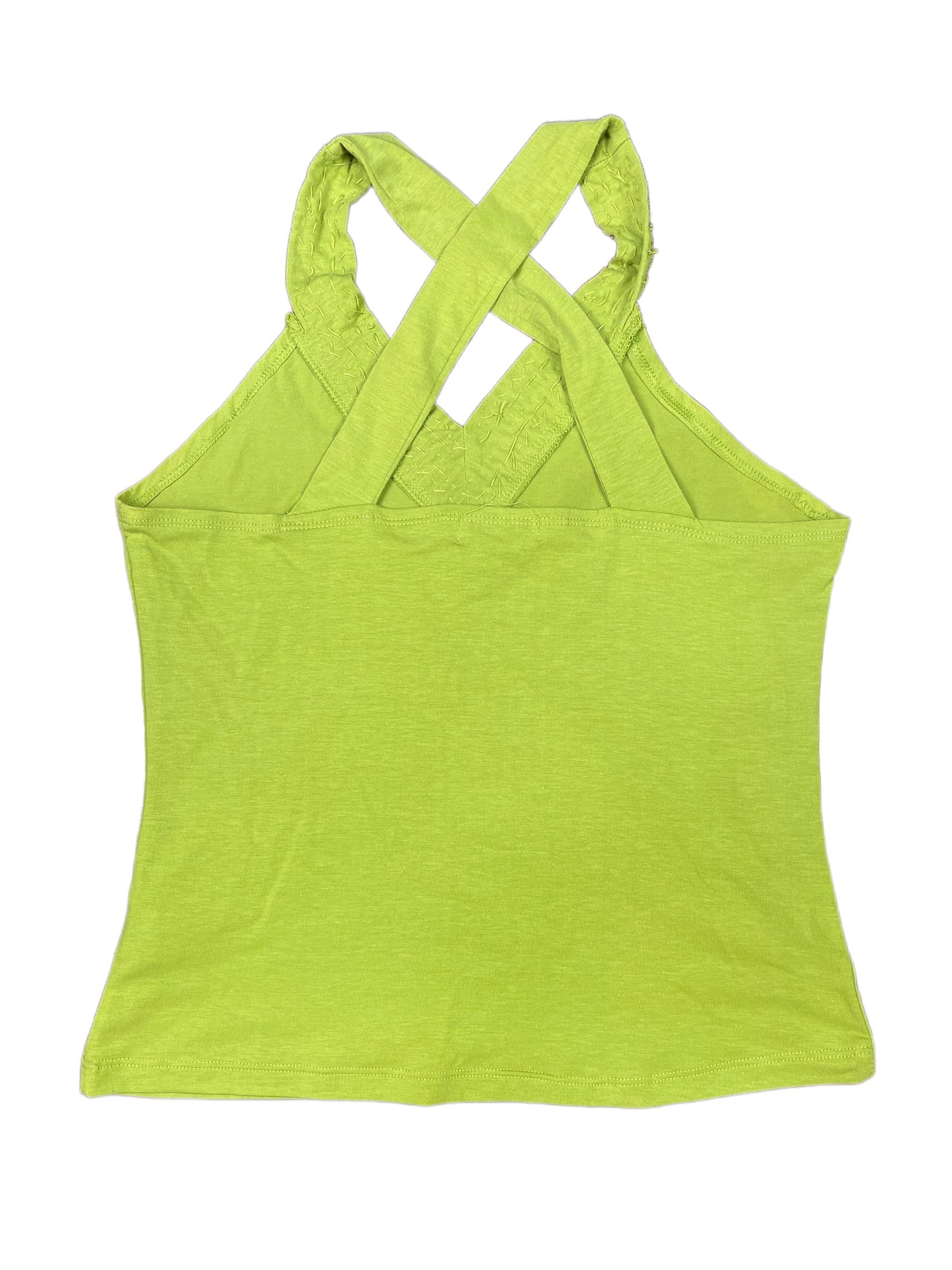 Vintage Tanna Sleeveless Top Green - M