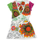 Y2k Desigual Short Sleeve Dress Multicolor - XS