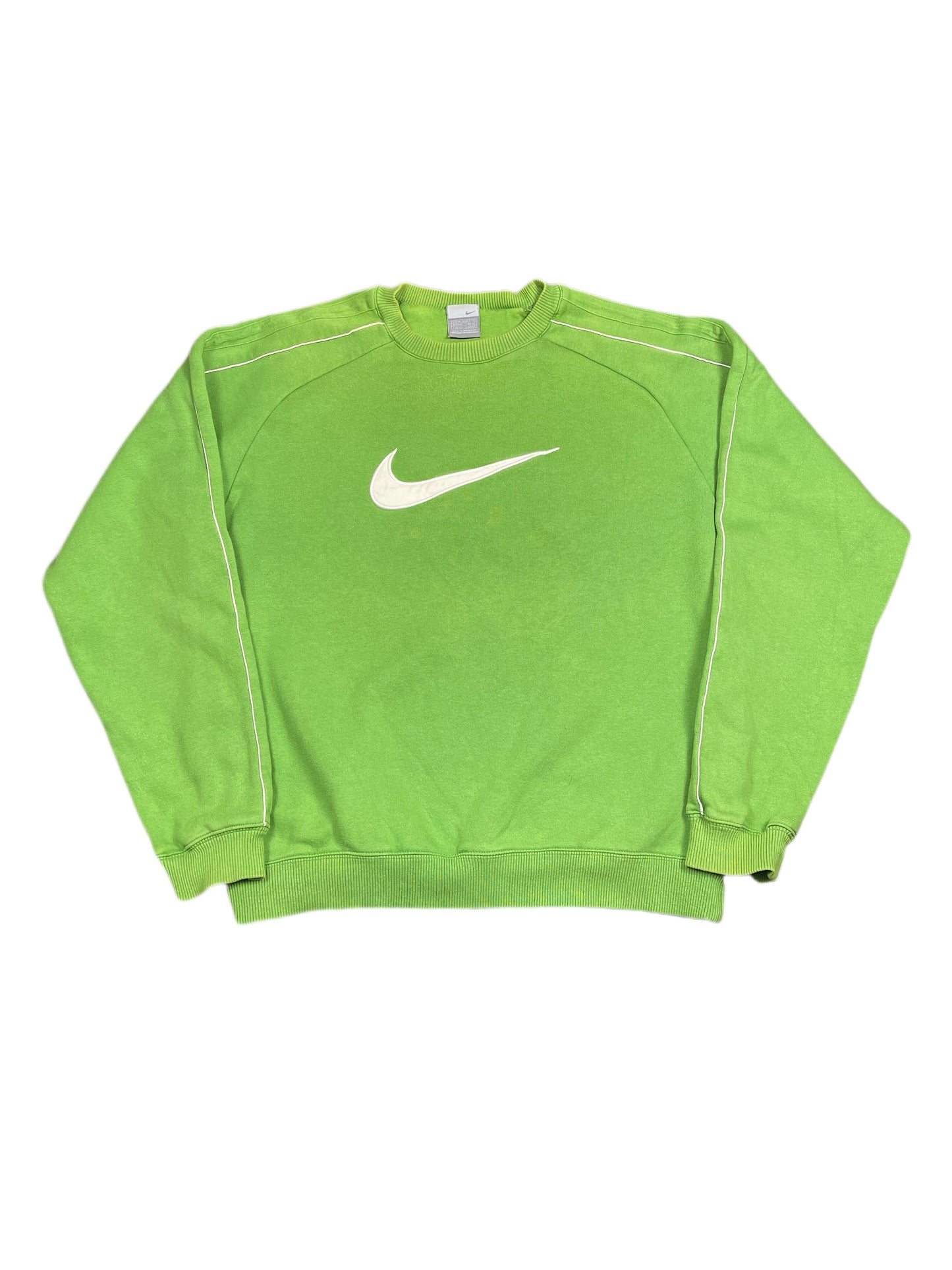 Y2k 2000s Nike Sweatshirt Green M