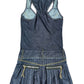 Y2k Diesel Sleeveless Denim Dress Blue - XS