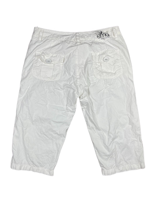 Y2k Emonite Capri Pants White - S