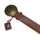 Y2k Playboy Belt Vegan Leather Brown 2004
