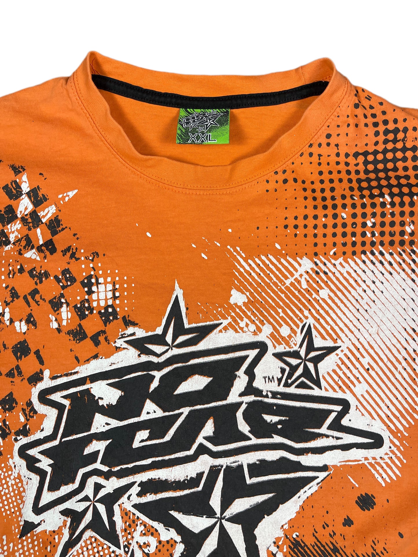 Y2k No Fear T-Shirt Orange - XXL