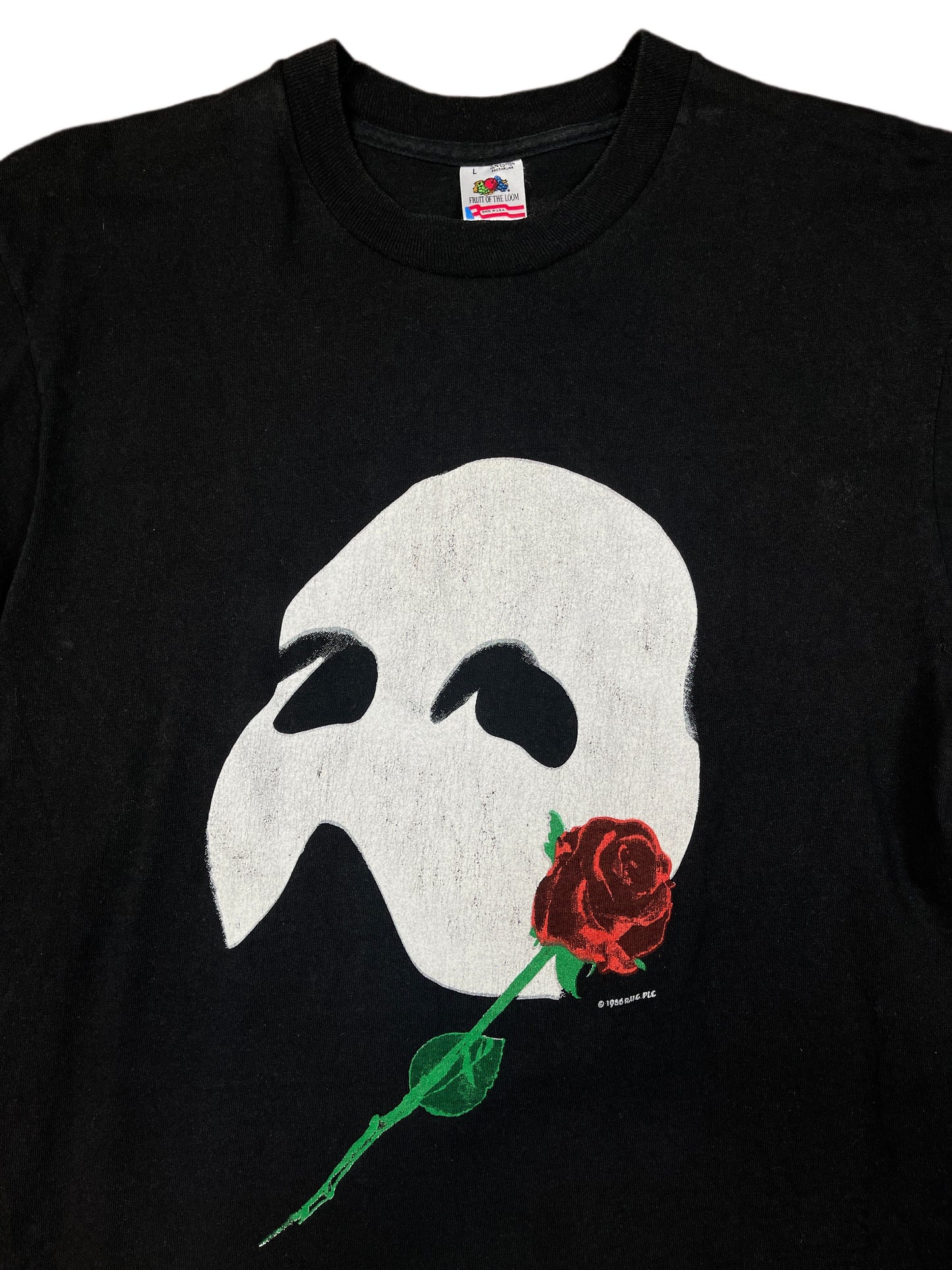 Vintage Theater T-Shirt 1986 Black L
