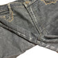Y2k I. Quing Flared Denim Pants Blue - M/L