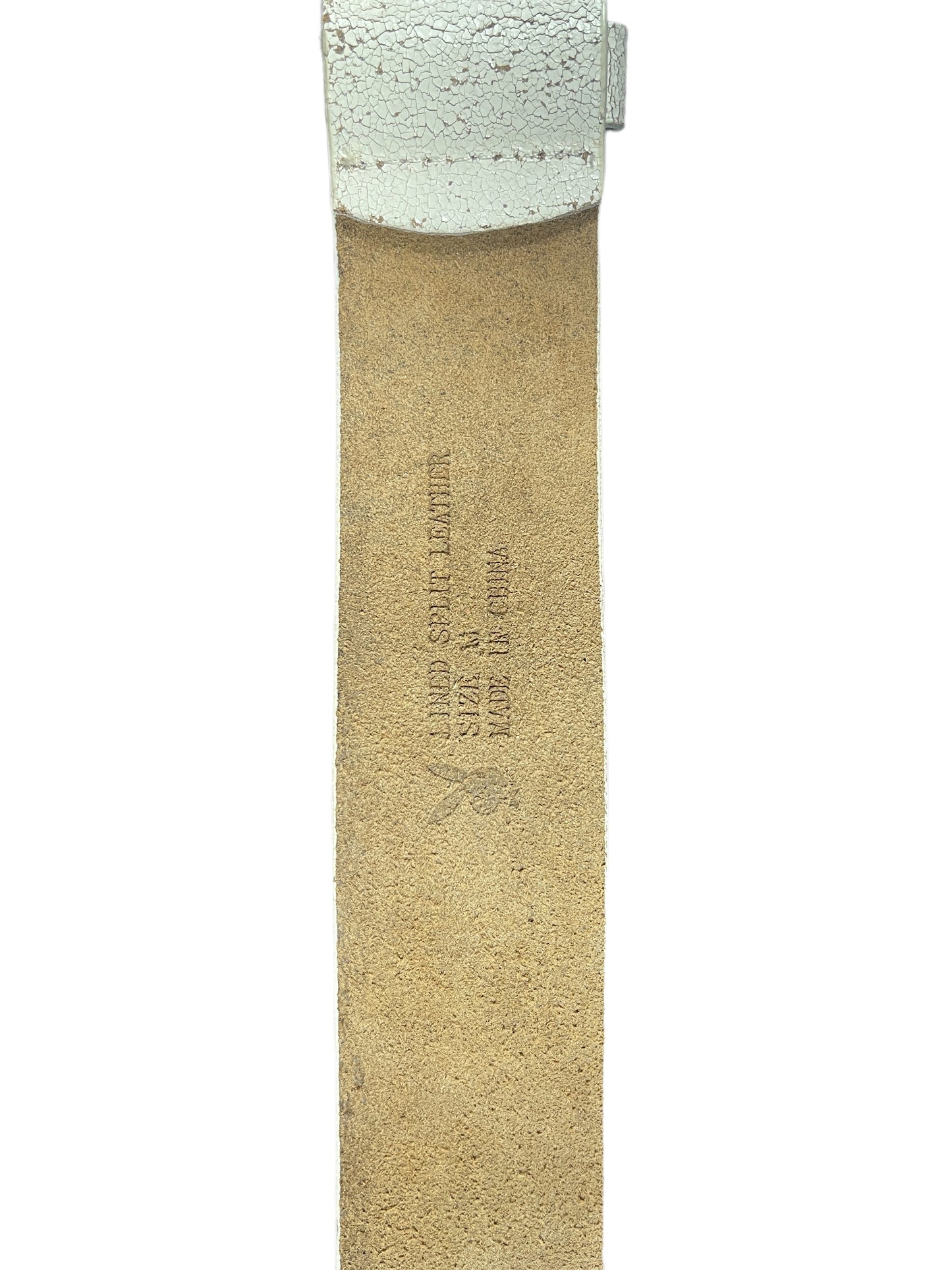 Y2k Playboy Leather Plug In Belt White 2004