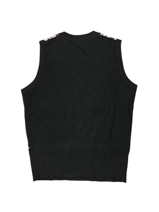 Y2k Replay Sleeveless Knit Sweatshirt Multicolor - M