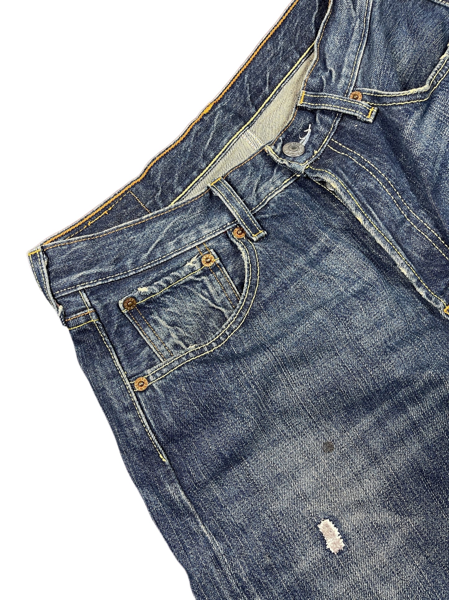 Y2k Levi's Bootcut Denim Pants Blue - S