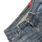 Y2k Seven Low Waist Boot Cut Denim Pants Blue XS