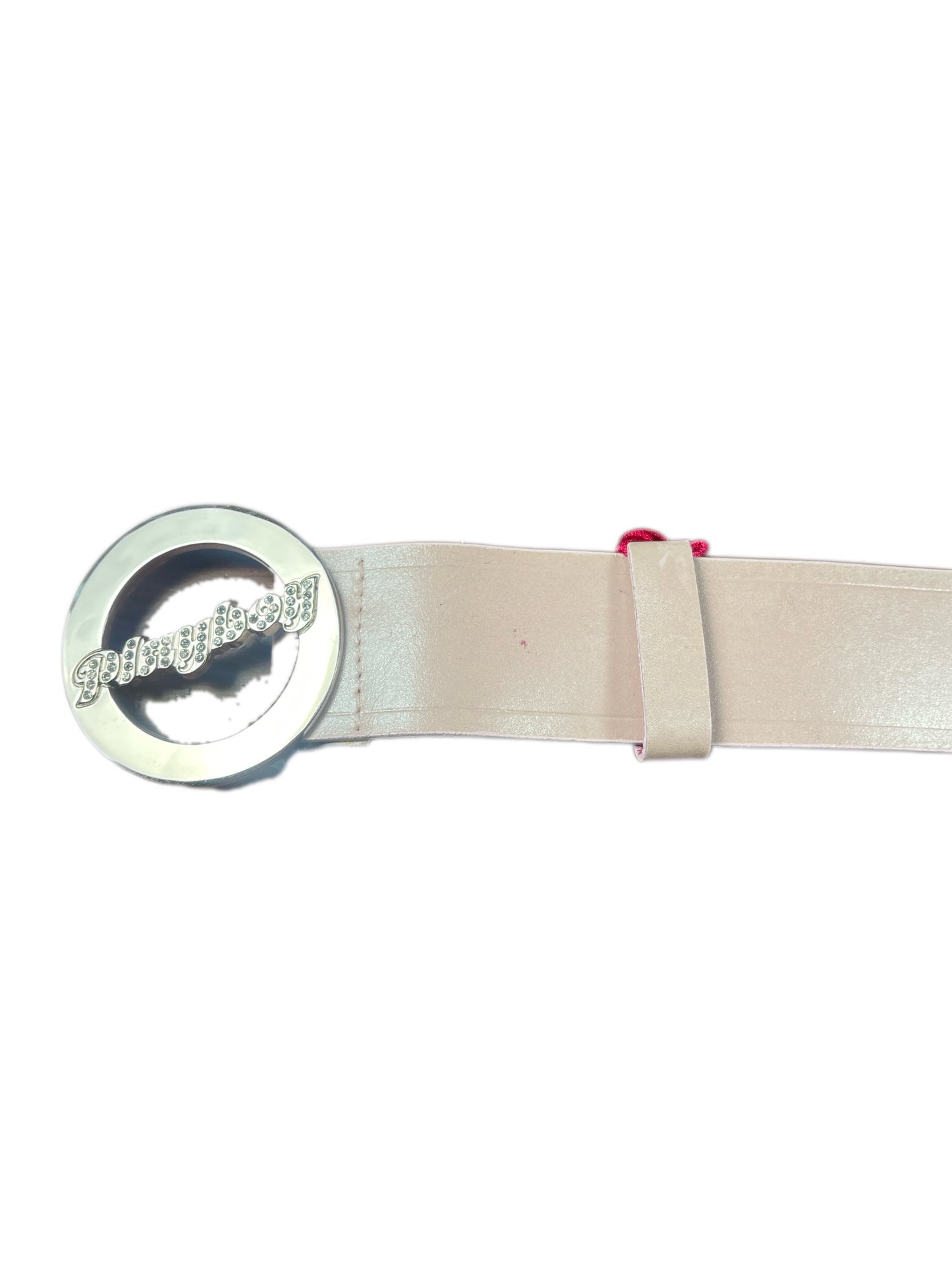 Y2k Playboy Leather Plug Belt Rose 2004