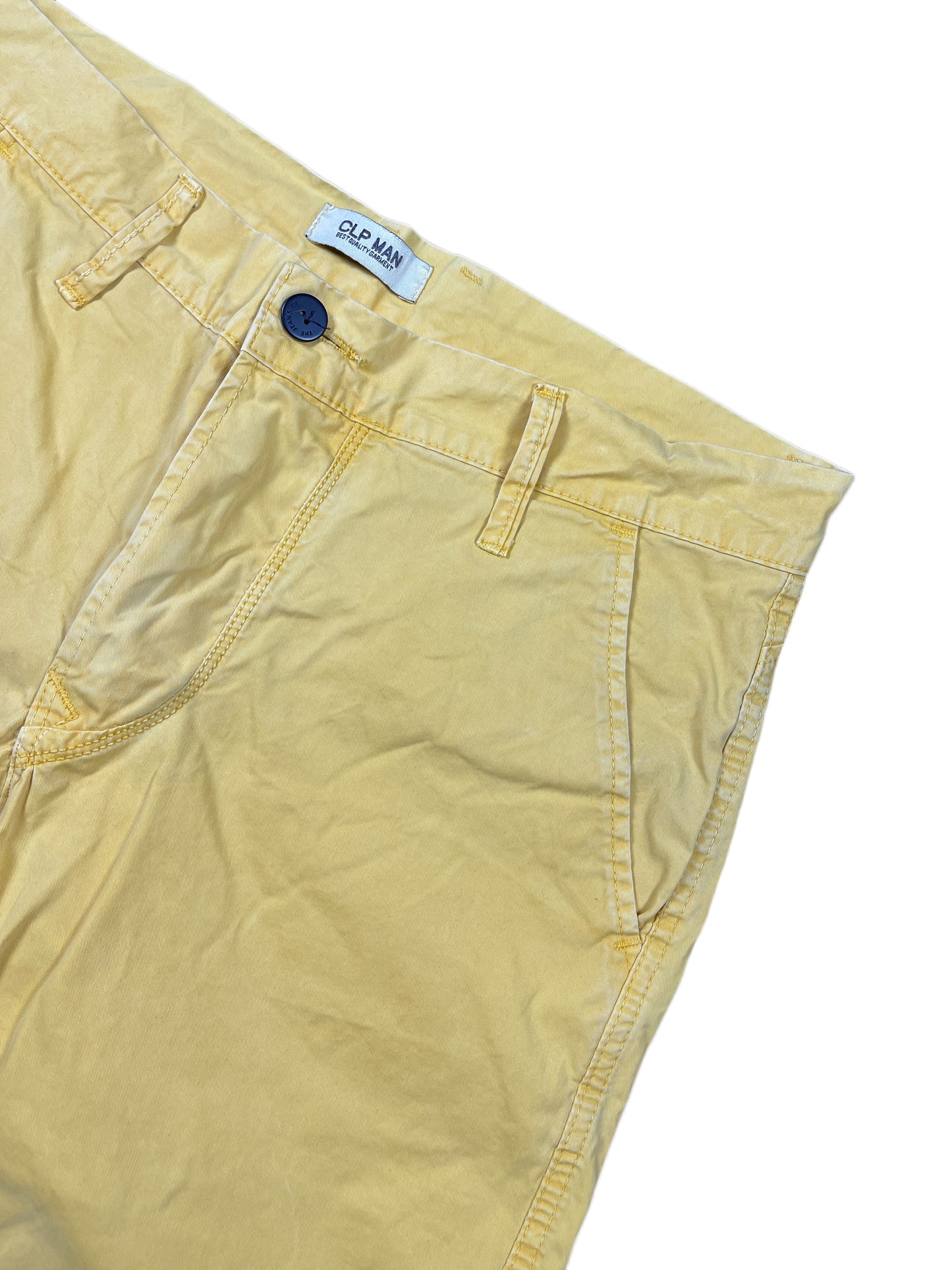 CLP Man Chino Shorts Yellow - S/M