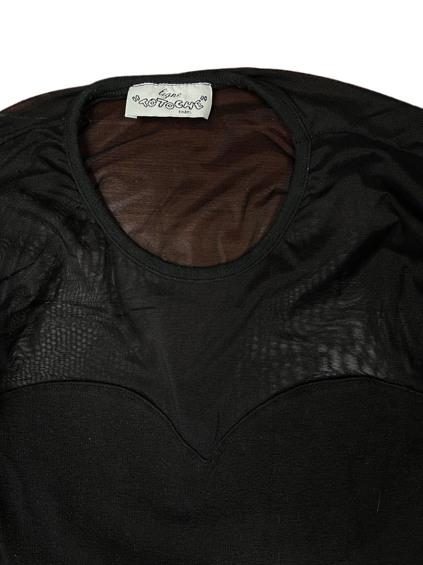 Ligne Totoche Paris Long Sleeve Dress Black - M/L
