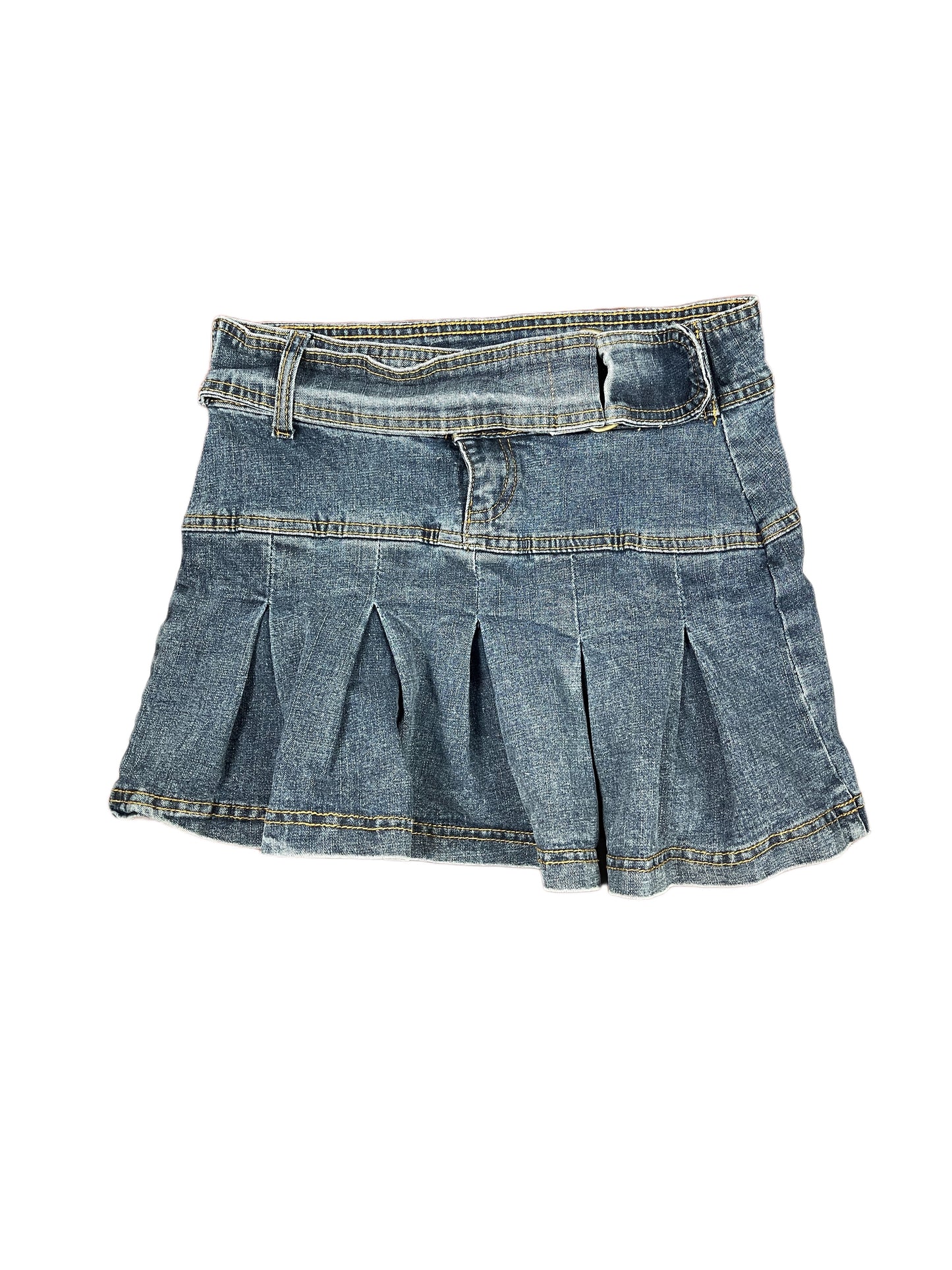 Y2k Denim Skirt Blue - M