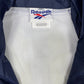 Vintage Reebok Track Jacket Blue Black - XS