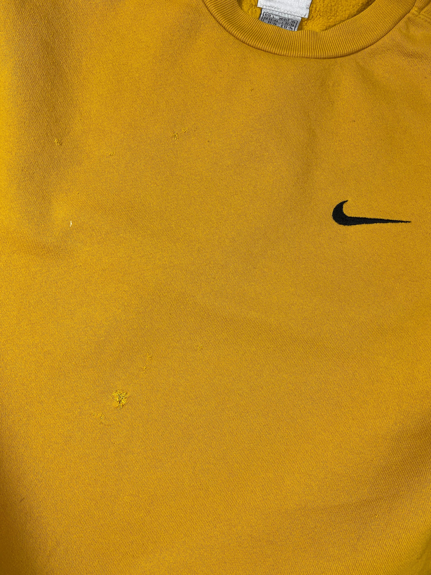 Vintage Nike 90s Sweatshirt Yellow L