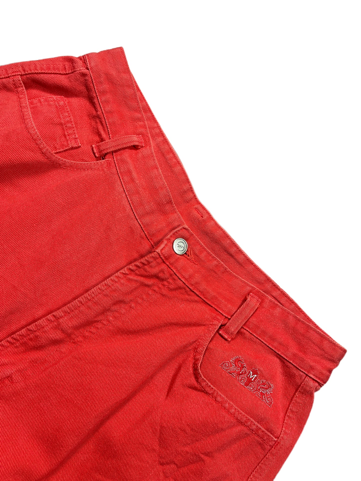 Vintage MAC Denim Pants Red - XL
