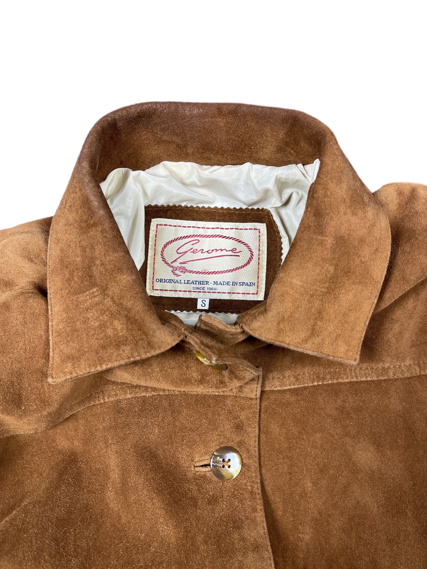 Vintage Genome Wild Leather Jacket Brown - S