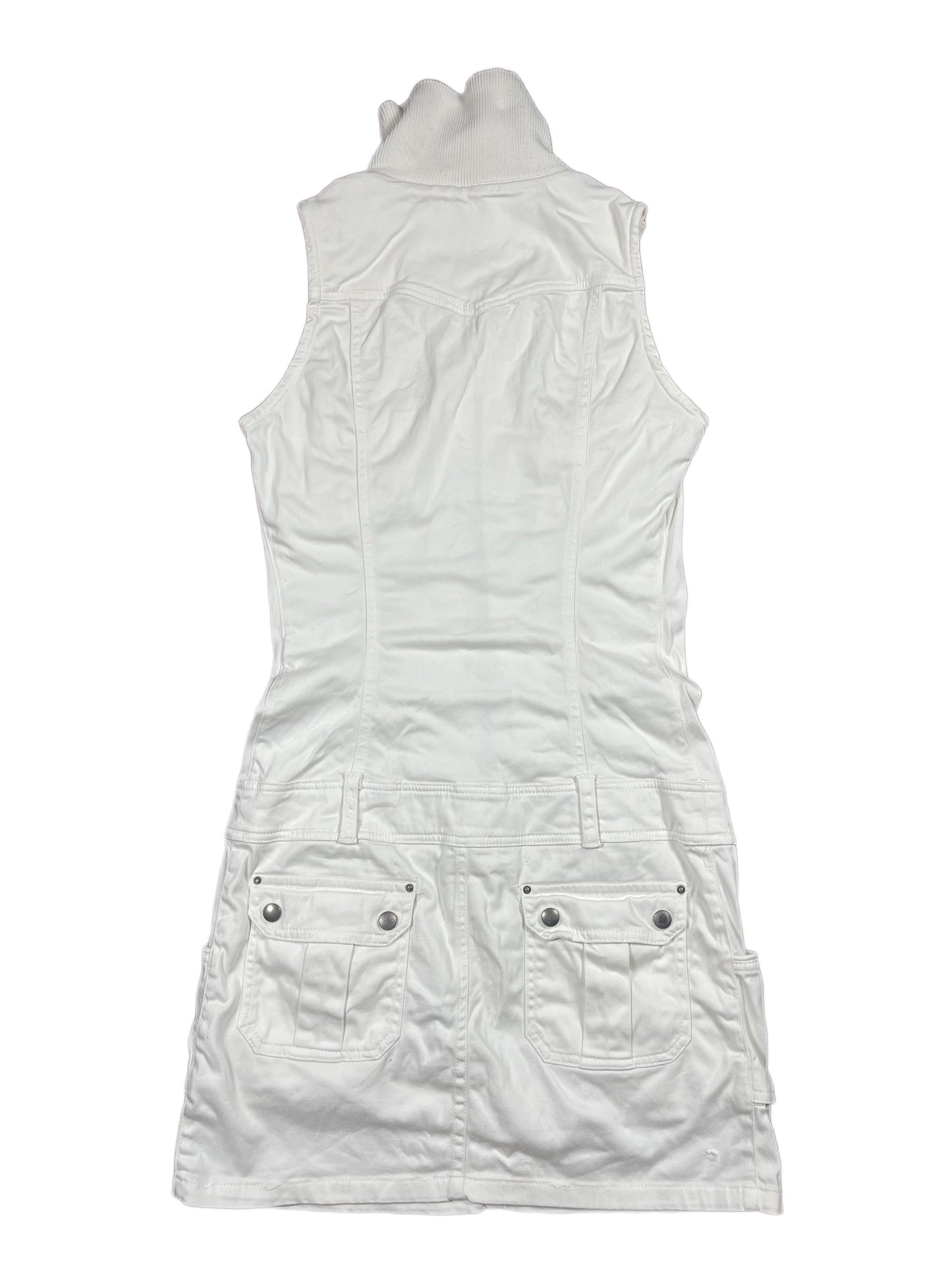 Y2k Zara Sleeveless Dress White - S