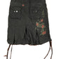 Y2k DTP Cargo Skirt Black - XL