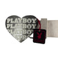 Y2k Playboy Leather Plug In Belt White 2004