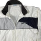 Y2k Reebok Sport Jacket White Gray - M/L
