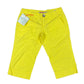 Y2k Miss Sixty Low Waist Deadstock Shorts Yellow - S/M