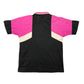 Vintage 80s Nike Polo Shirt Black Pink - XL