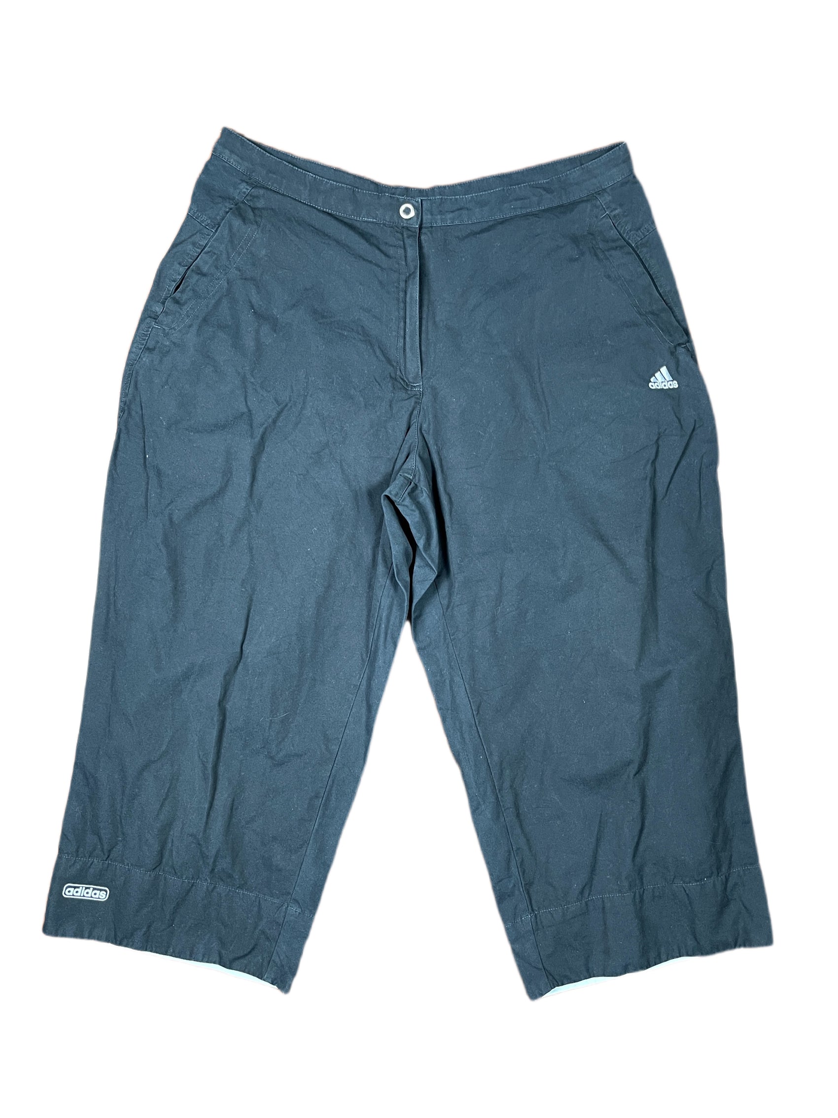 Vintage 2001 Adidas Capri Sport Pants Navy - XL