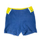 Vintage Nike Sport Shorts Navy Yellow - S